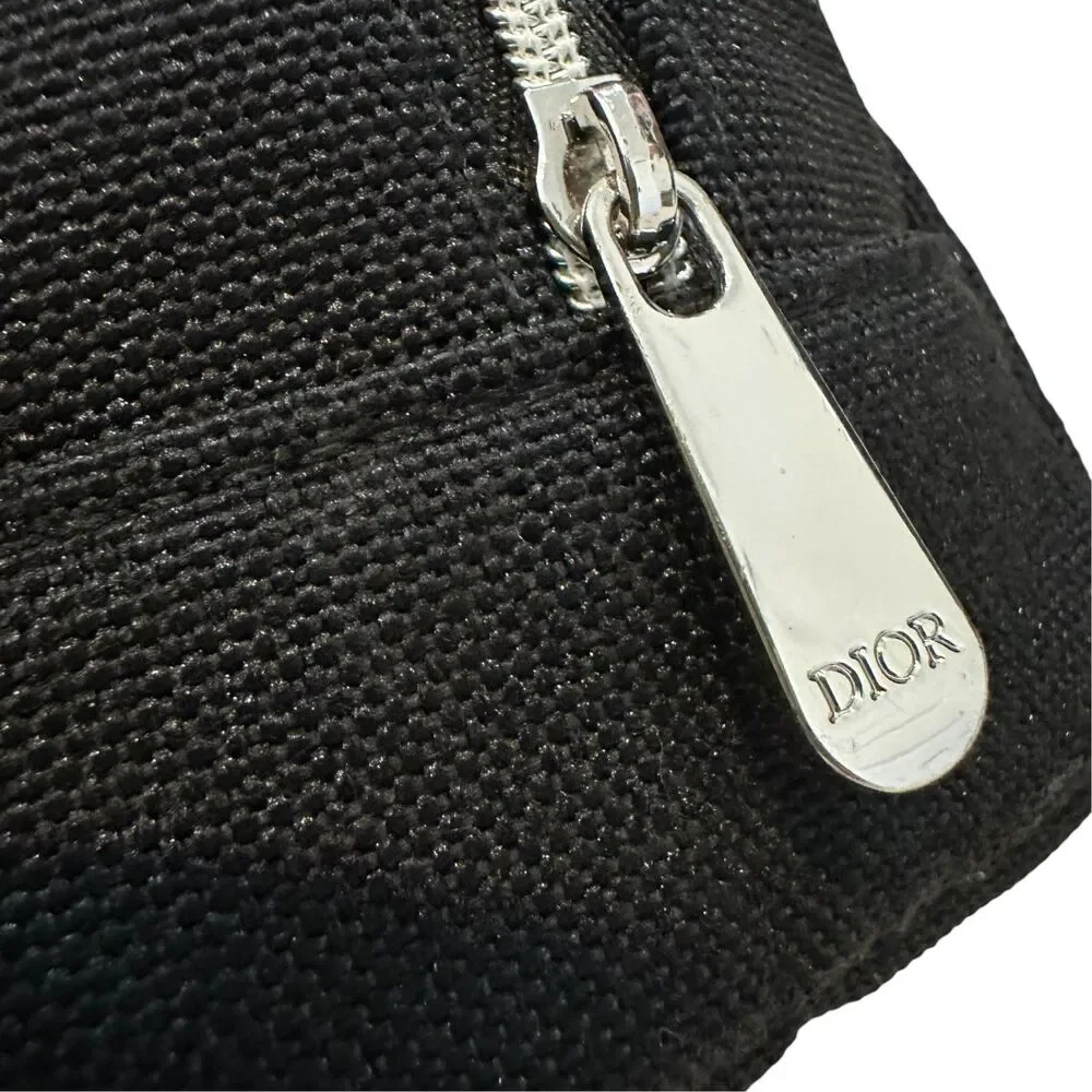 Dior Beauty Black Makeup Bag Cosmetic Pouch